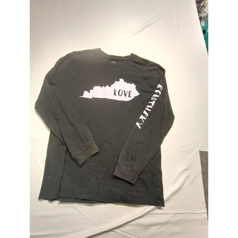 Home Free Size Medium Women's Long Sleeve Black Shirt